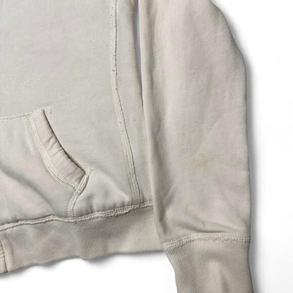 Abercrombie Iconic Rare Vintage Flattering Fur Hoodie Cotton Zip Up Hoodie 2000s - Picture 5 of 6